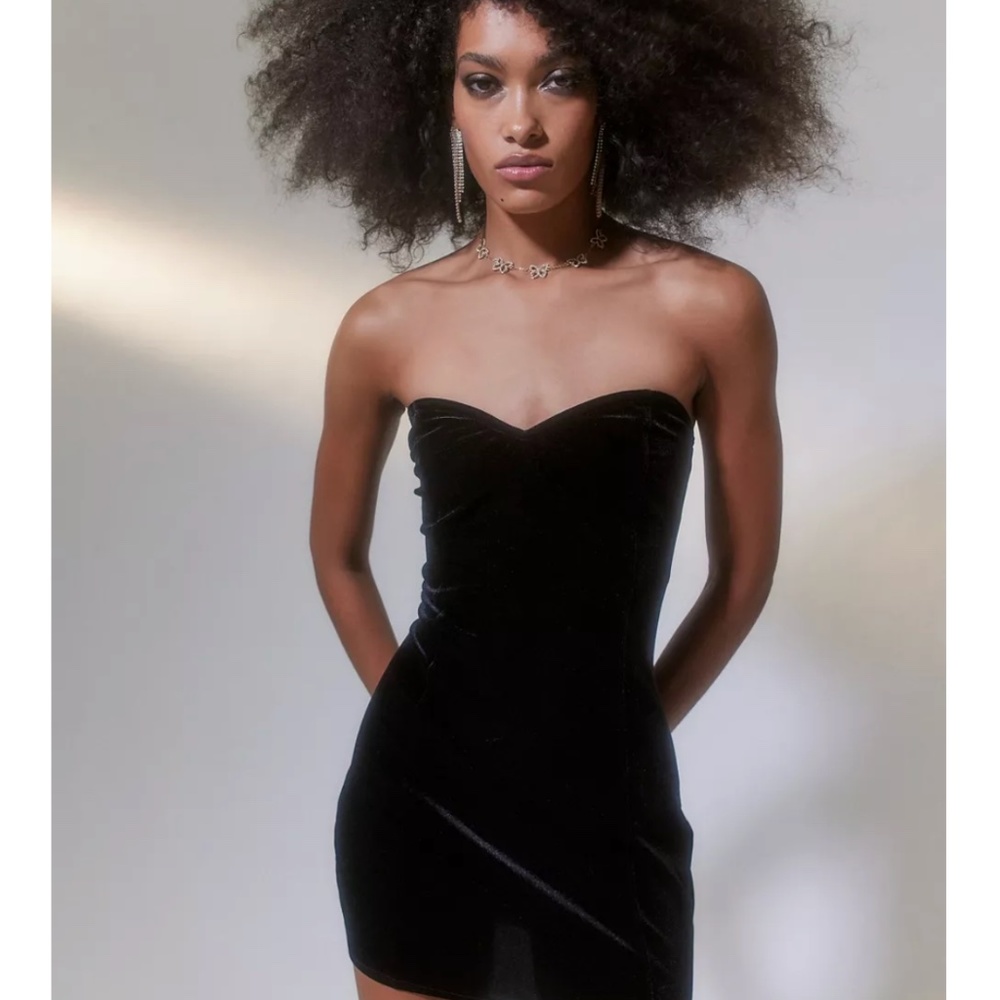 UO diana velvet tube dress